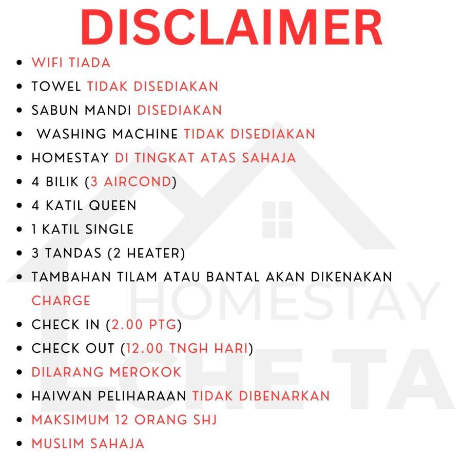 Homestay Che Ta Terengganu Kuala Terengganu Bagian luar foto
